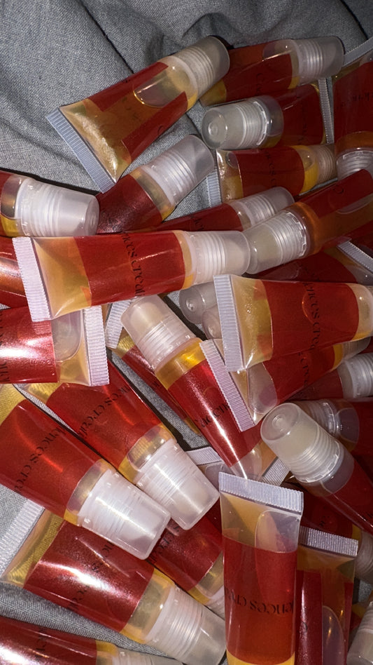 Lemon flavoured Lip Oil (handmade)